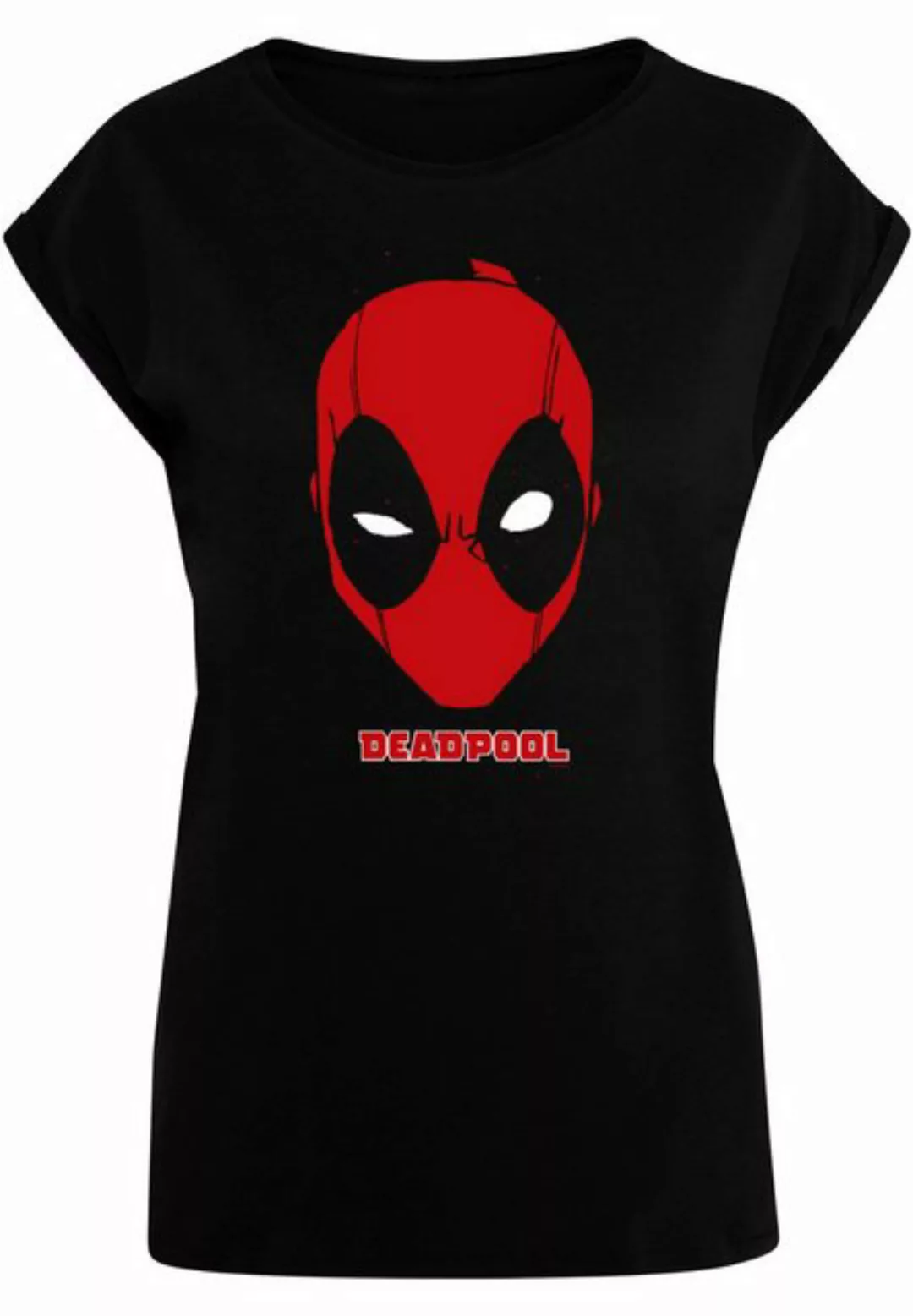 ABSOLUTE CULT T-Shirt ABSOLUTE CULT Damen Ladies Deadpool - Mask T-Shirt (1 günstig online kaufen