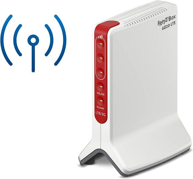 AVM FRITZ!Box 6820 LTE (4G) und UMTS (3G) 450 MBit/s 1 x Gigabit-LAN 4G/LTE günstig online kaufen