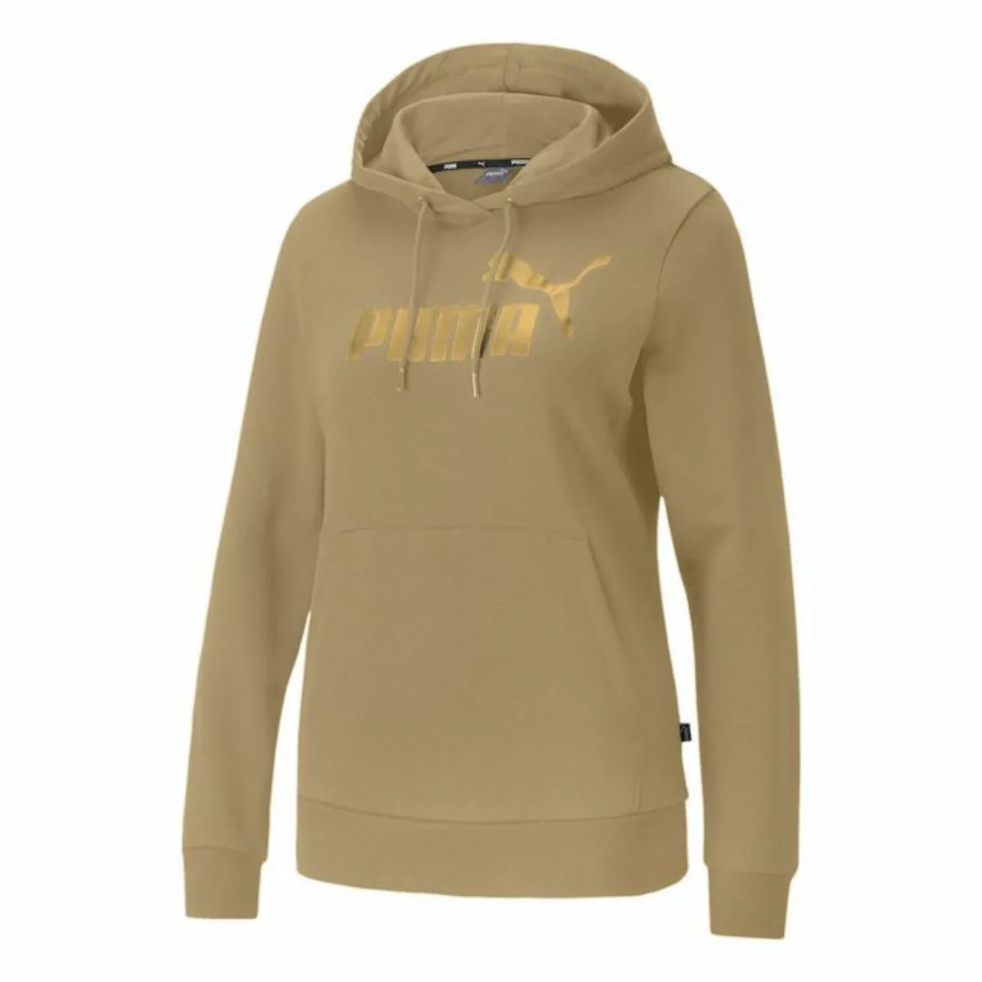 PUMA Kapuzenpullover Essentials+ Metallic Logo Hoodie mit Kängurutasche günstig online kaufen