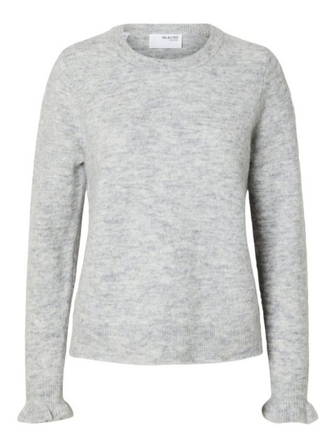 SELECTED FEMME Strickpullover SLFLULU (1-tlg) Rüschen günstig online kaufen