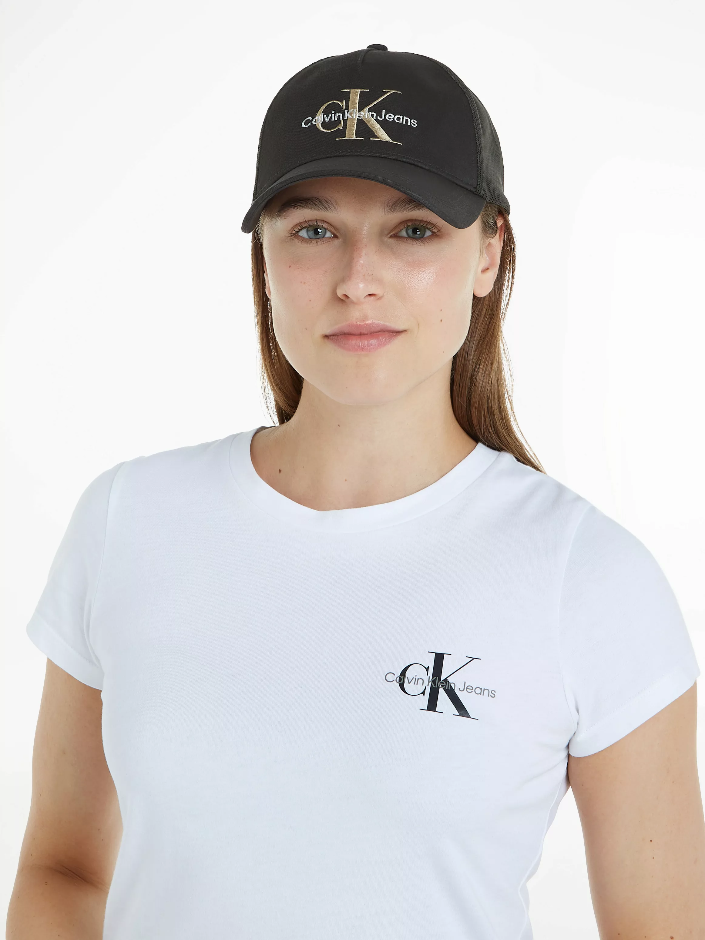 Calvin Klein Jeans Trucker Cap "MONOGRAM TRUCKER CAP" günstig online kaufen