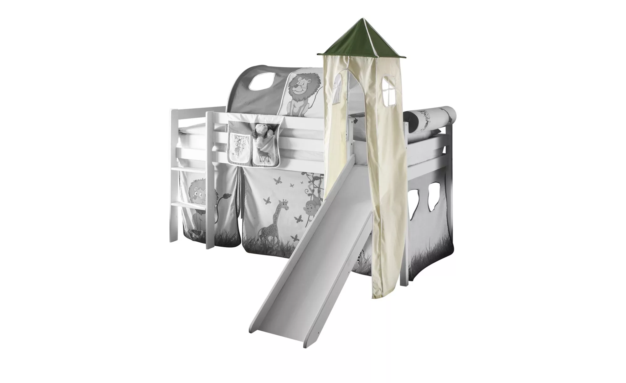 Turmgestell mit Vorhang  Keni - grün - Sconto günstig online kaufen