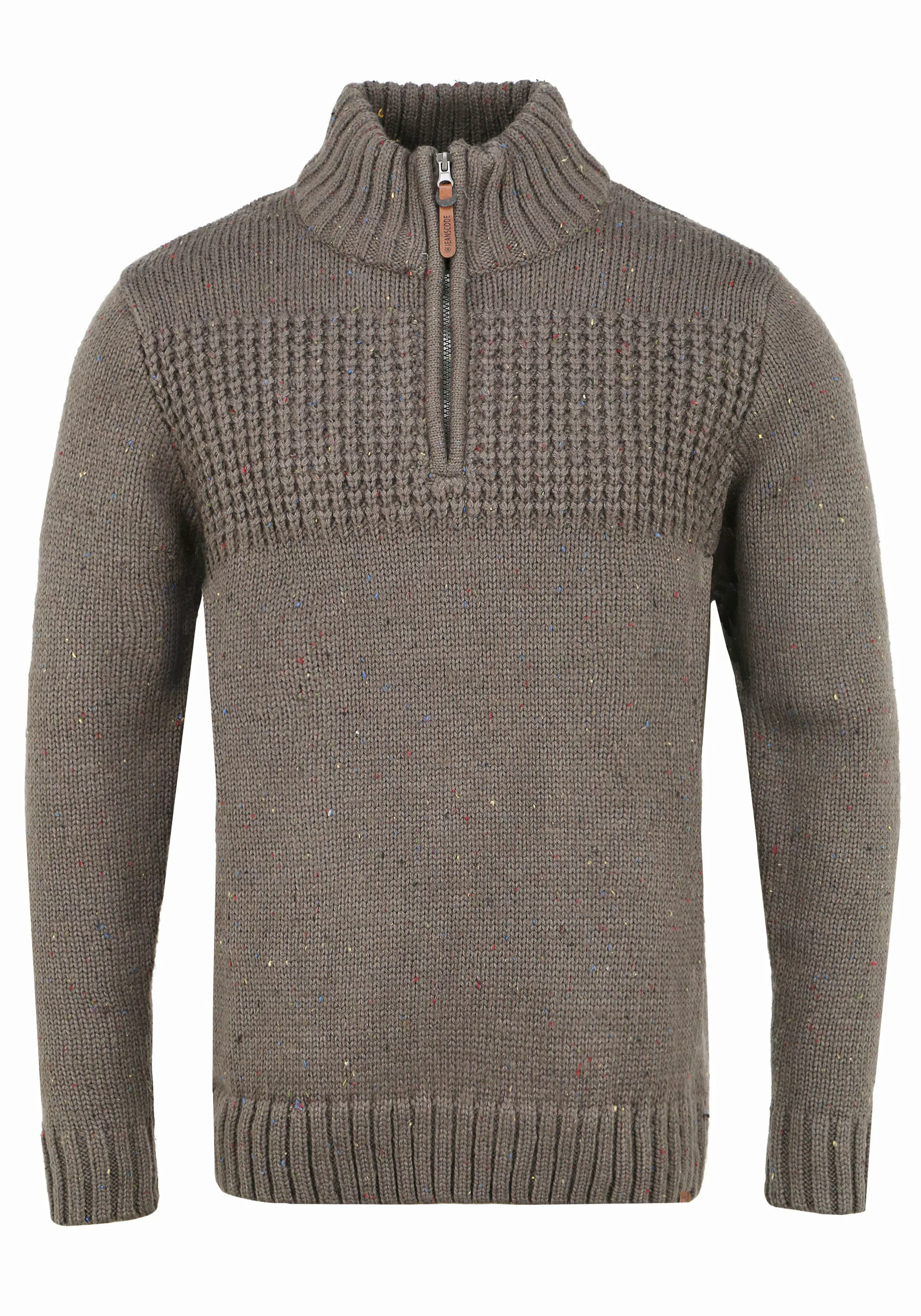 Indicode Troyer IDOslo Strickpulli mit Stehkragen günstig online kaufen