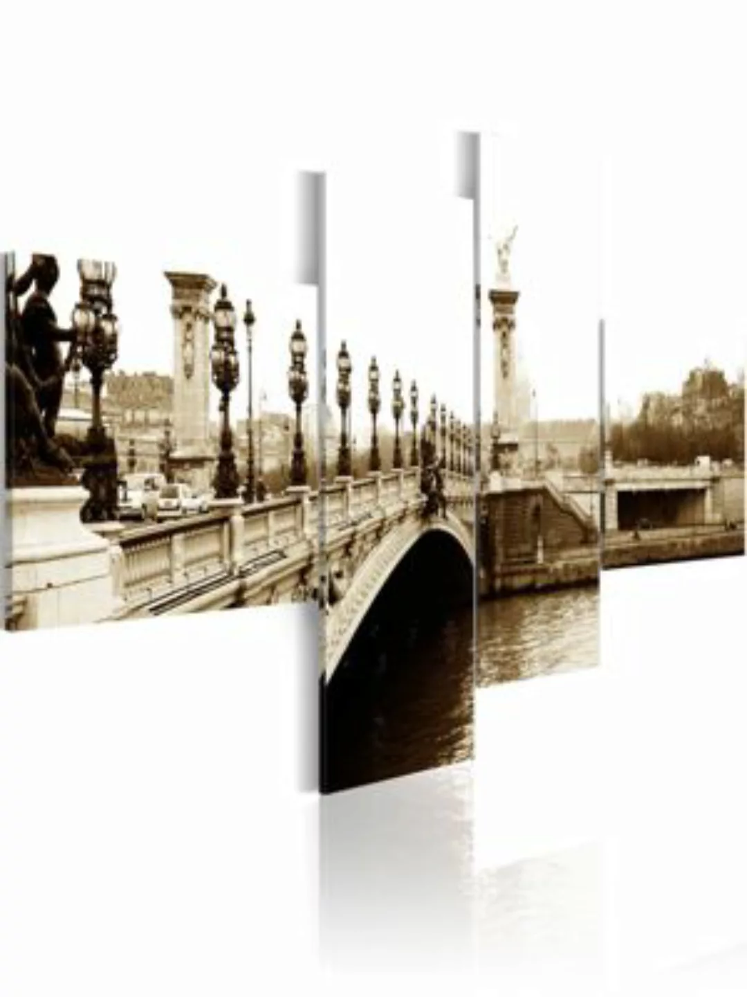 artgeist Wandbild Brücke Alexander III. in Paris braun-kombi Gr. 200 x 90 günstig online kaufen
