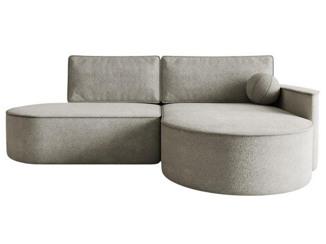 Compleo Ecksofa L MORENO, Designer Couch L, Exklusives Ecksofa, Cord, Velve günstig online kaufen