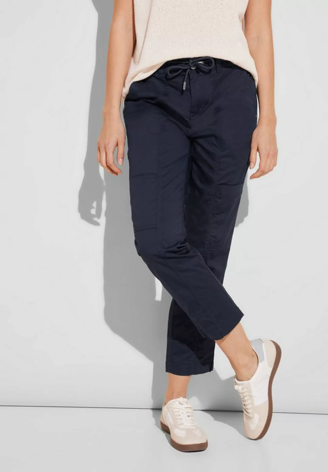 STREET ONE Röhrenhose, Middle Waist günstig online kaufen