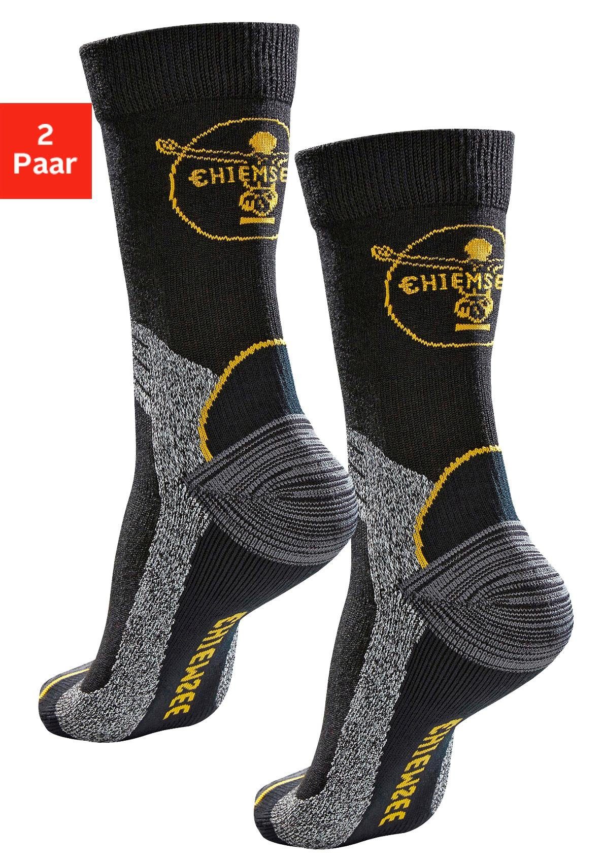 Chiemsee Wandersocken, (Packung, 2 Paar), mit gepolsterten Dämpfungszonen günstig online kaufen