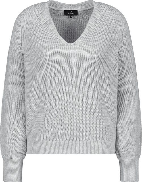 Monari Strickpullover Pullover silver grey mélange günstig online kaufen