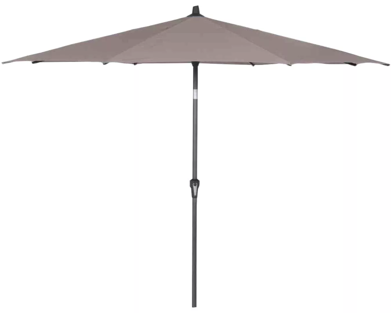 Siena Garden Marktschirm Avio Ø 300 cm Taupe mit Kurbelmechanik günstig online kaufen