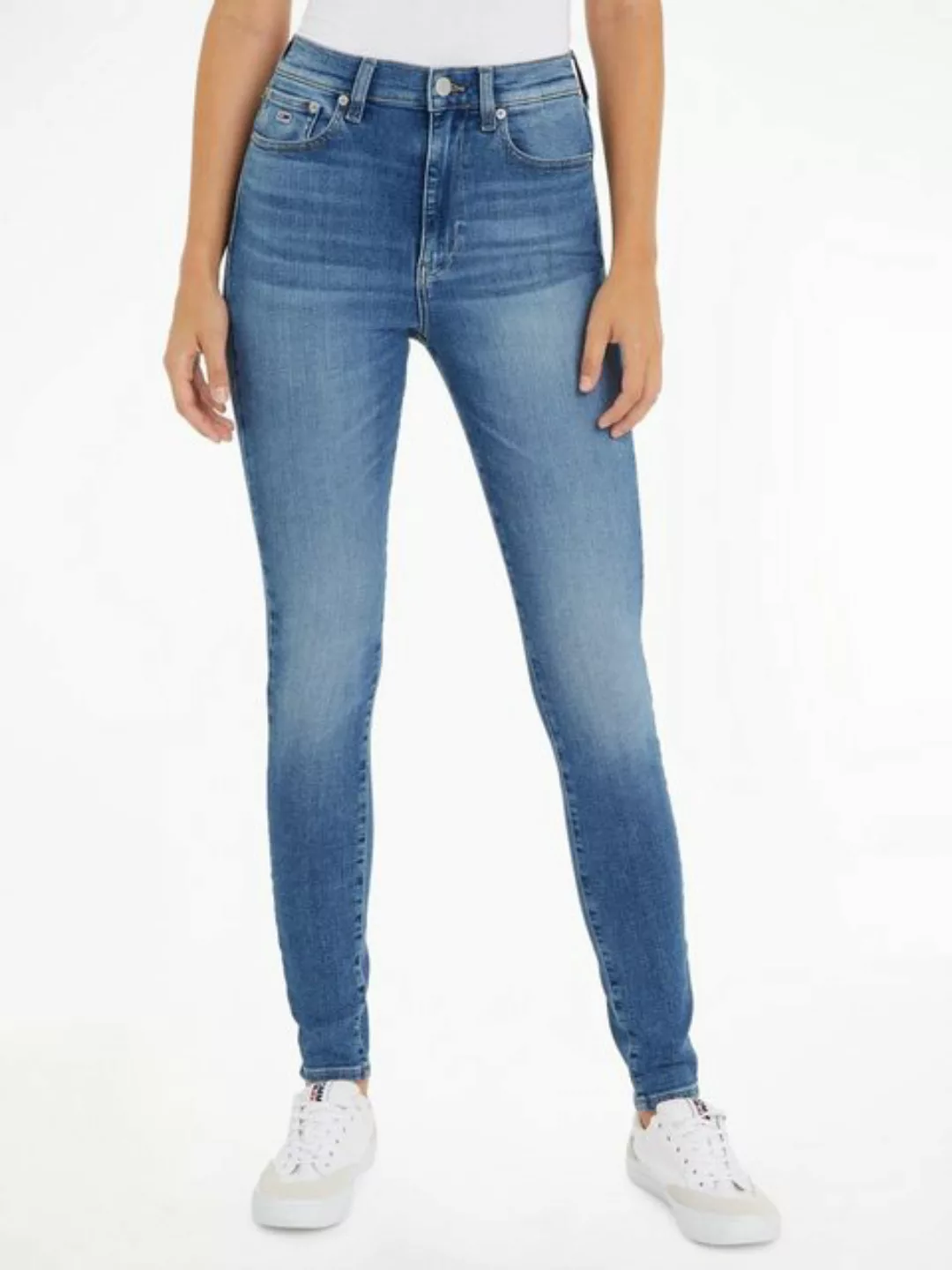 Tommy Jeans Bequeme Jeans "Sylvia Skinny Slim Jeans Hohe Leibhöhe", mit Led günstig online kaufen