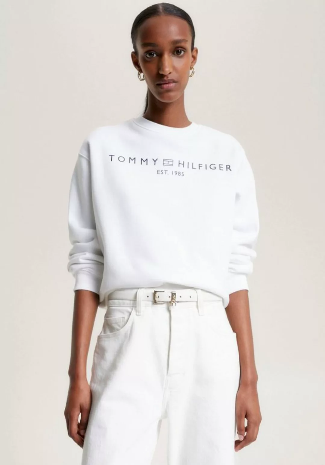 Tommy Hilfiger Sweatshirt MDRN REG CORP LOGO C-NK SWTSHRT mit Logoschriftzu günstig online kaufen