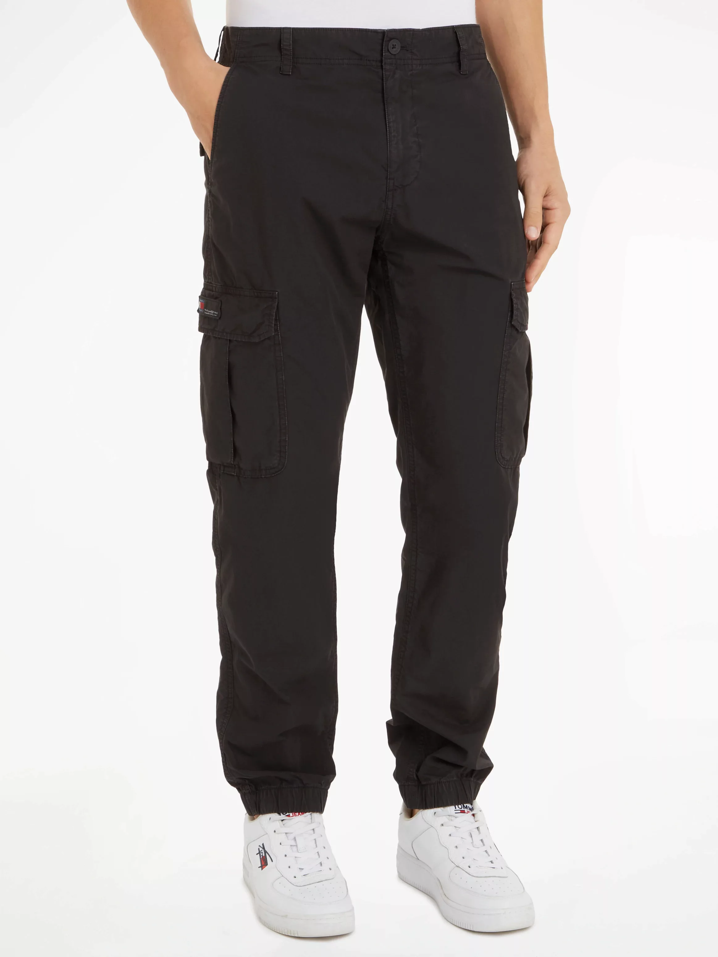 Tommy Jeans Cargohose TJM ETHAN RIPSTOP CARGO mit Logopatch günstig online kaufen