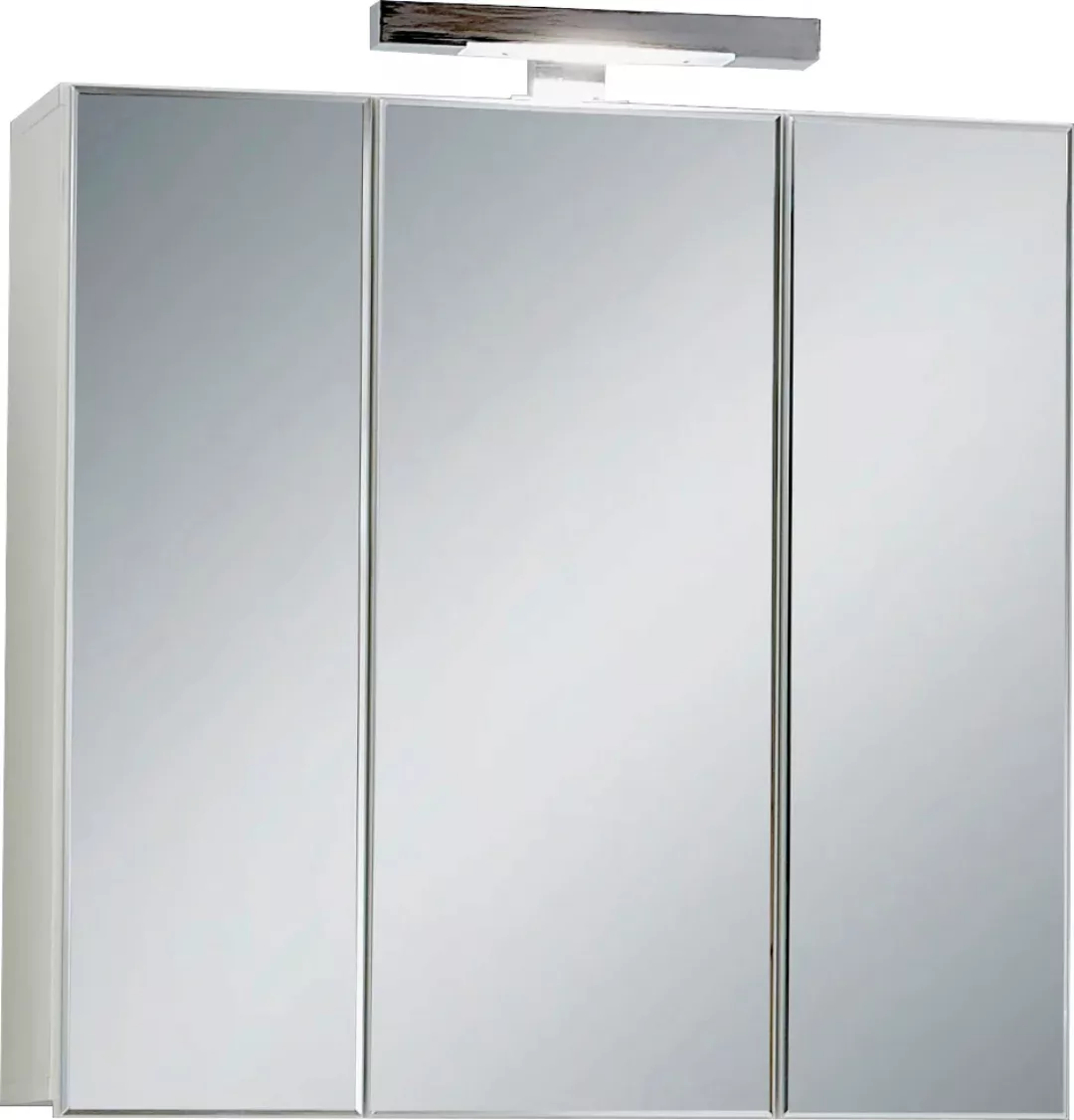 FMD Badezimmerspiegelschrank Spiegelschrank 70x19x67,6 cm Weiß günstig online kaufen