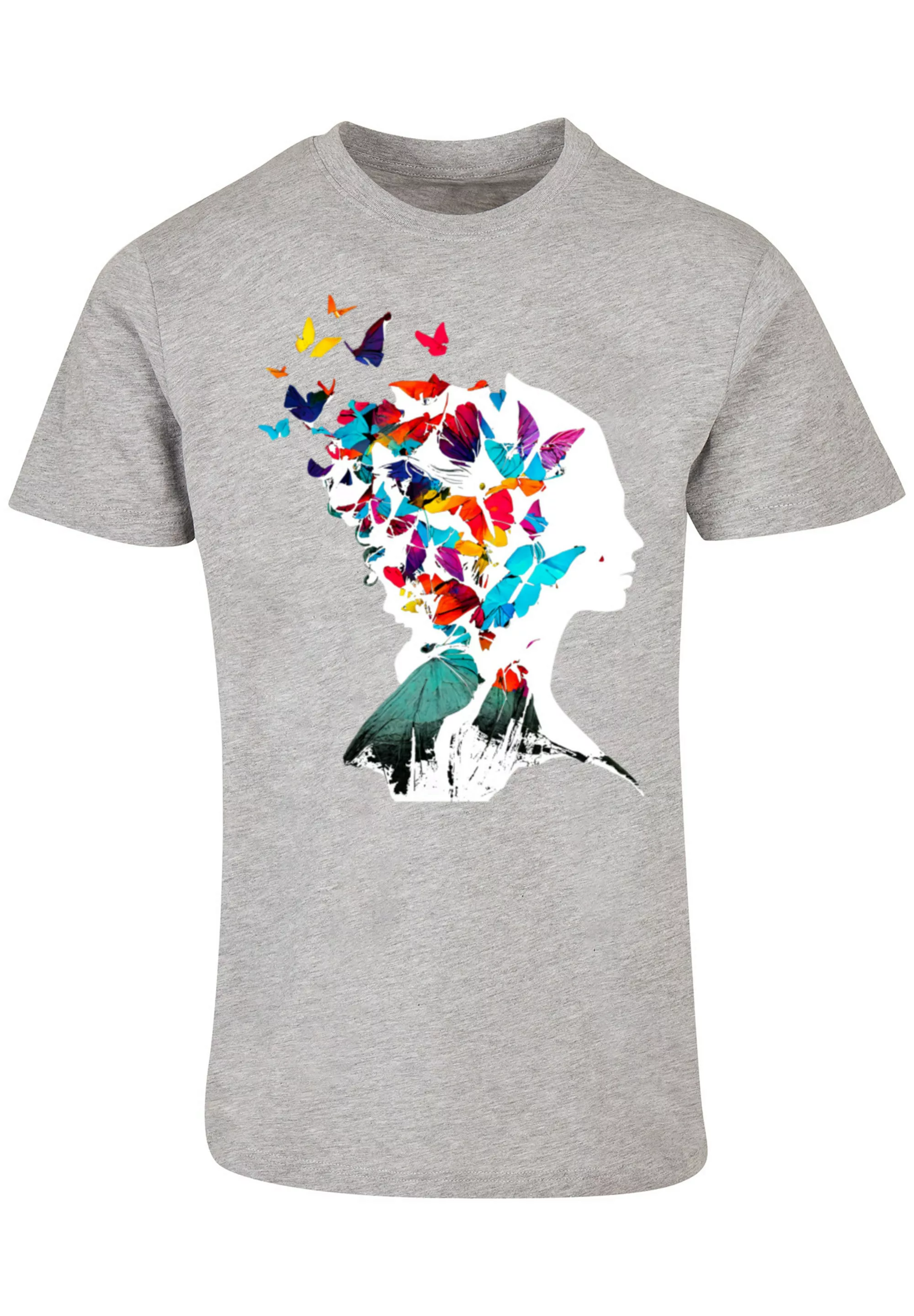 F4NT4STIC T-Shirt "Schmetterling Silhouette TEE UNISEX", Print günstig online kaufen