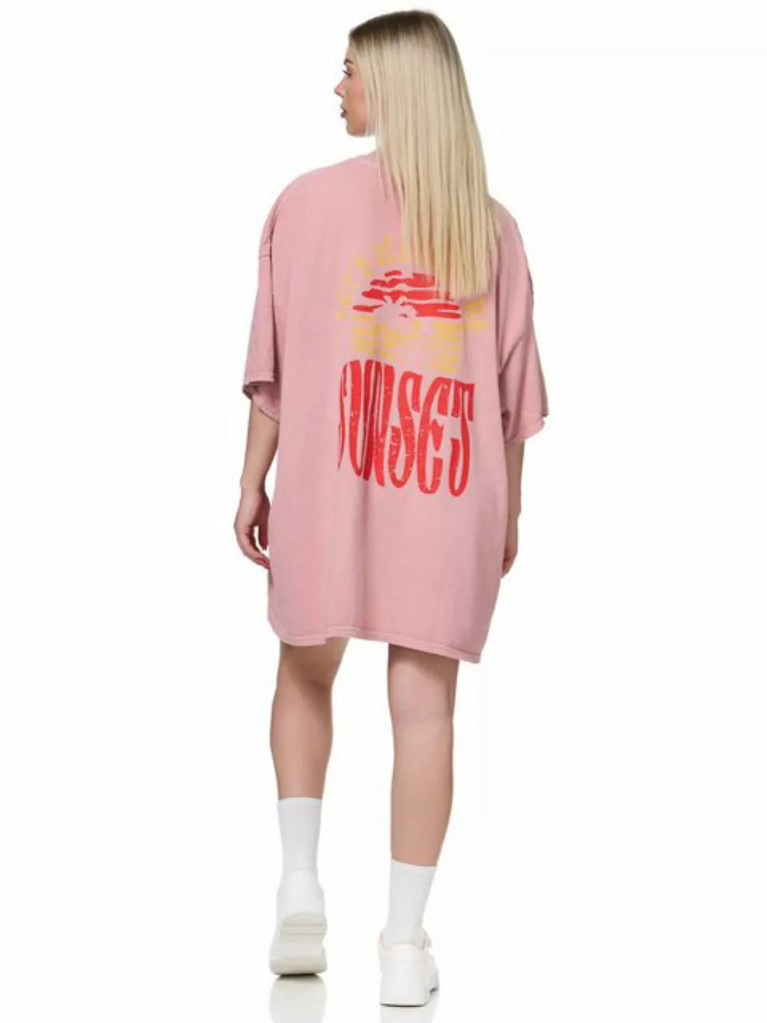 Worldclassca T-Shirt Worldclassca Oversized Print SUNSET T-Shirt lang Somme günstig online kaufen