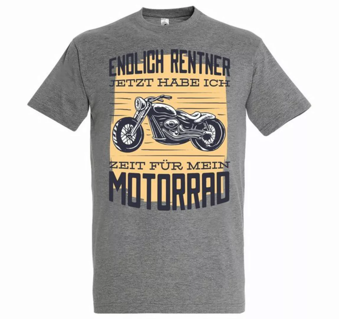 Youth Designz T-Shirt Endlich Rentner Und Zeit Für Mein Motorrad Herren Shi günstig online kaufen
