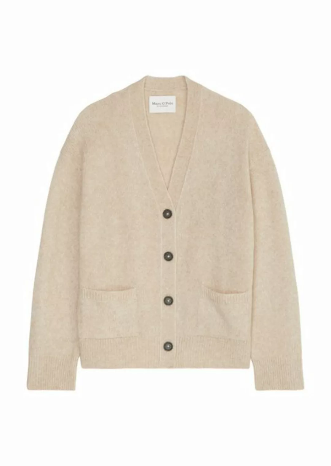 Marc O'Polo Strickjacke V-Neck-Cardigan relaxed günstig online kaufen