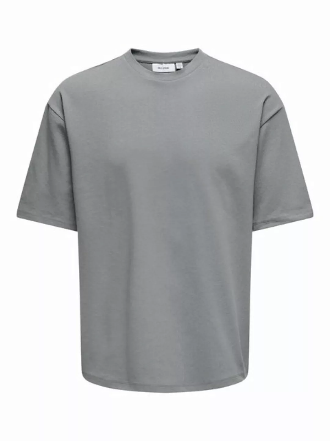 ONLY & SONS T-Shirt Oversize Fit T-Shirt Dropped Shoulder Design Shirt (1-t günstig online kaufen