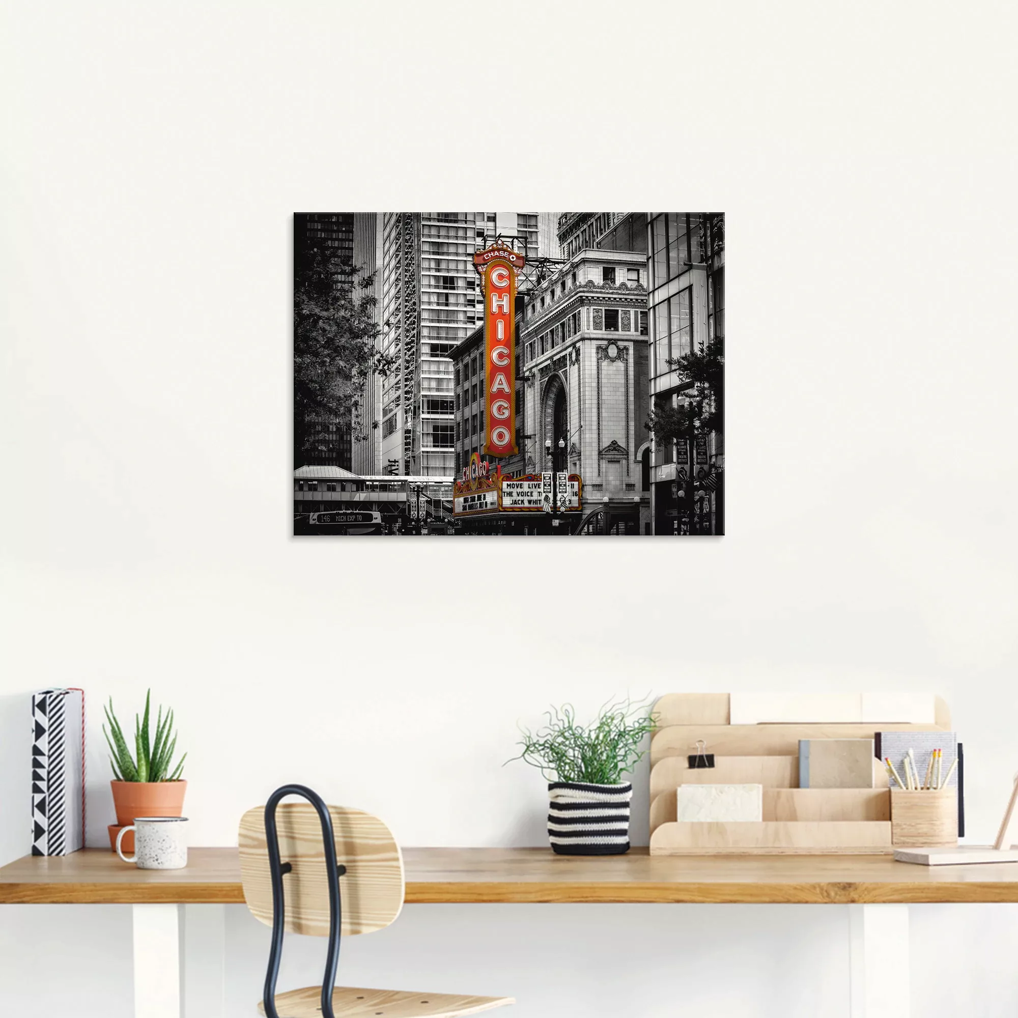 Artland Glasbild "Chicago I", Amerika, (1 St.), in verschiedenen Größen günstig online kaufen