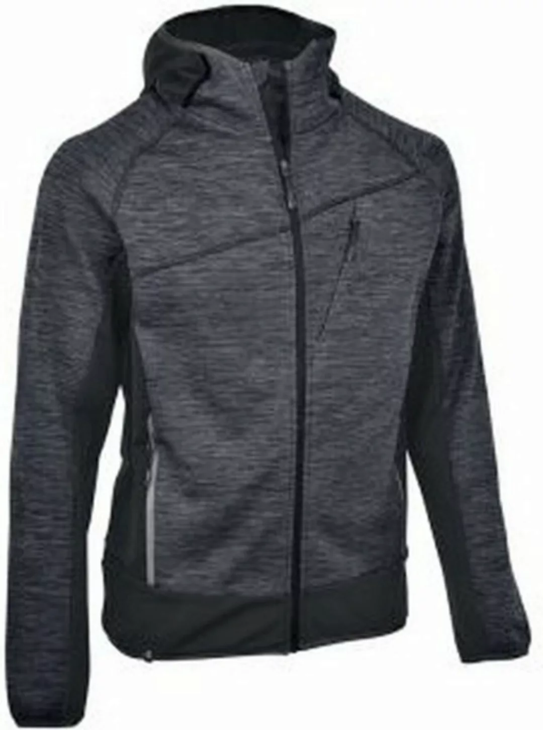 Maul Sport® Outdoorjacke Herzogstand - Fleecejacke+Kapu DARK GREY/BLACK günstig online kaufen