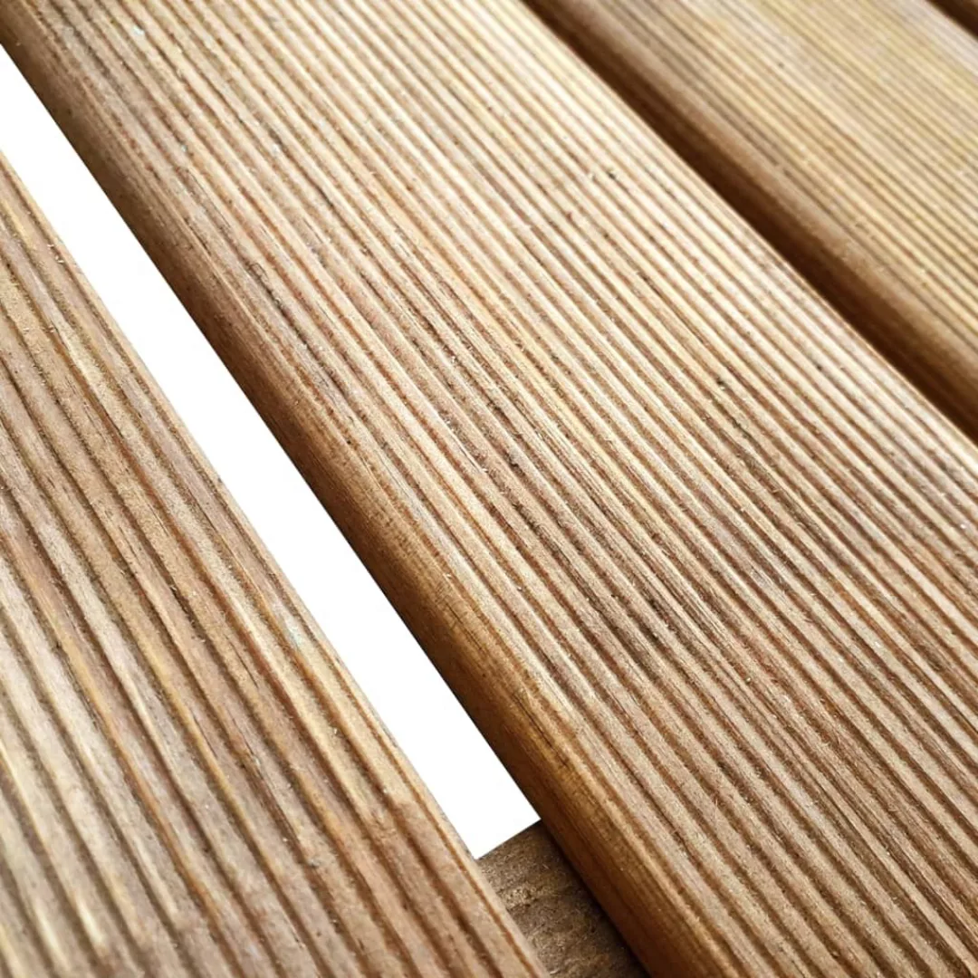 Terrassendielen 6 Stk. 50x50 Cm Holz Braun günstig online kaufen