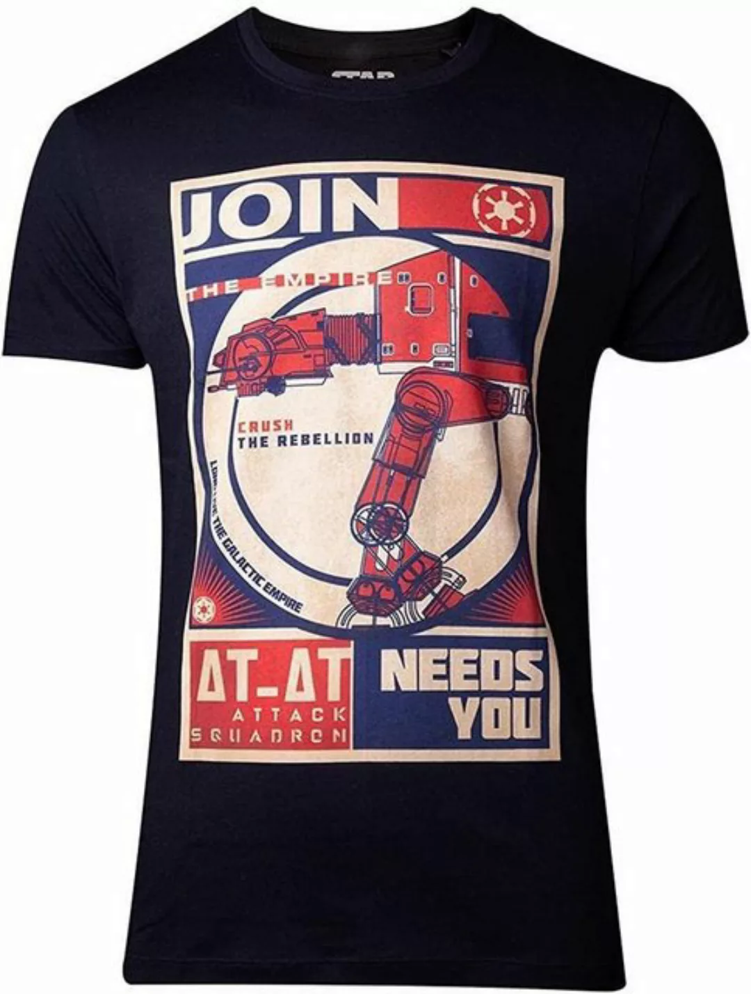Star Wars Print-Shirt STAR WARS T-SHIRT Constructivist T-Shirt Schwarz Erwa günstig online kaufen