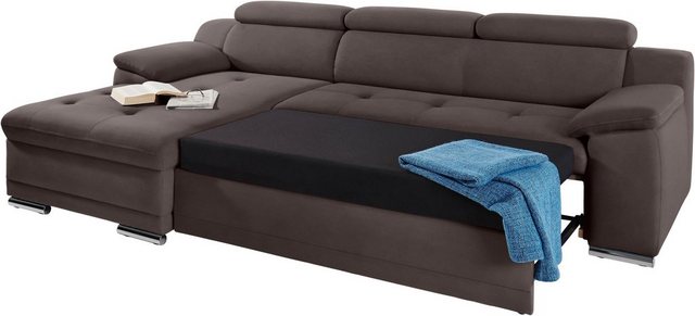 sit&more Ecksofa "Top Andiamo L-Form", wahlweise mit Bettfunktion, inklusiv günstig online kaufen