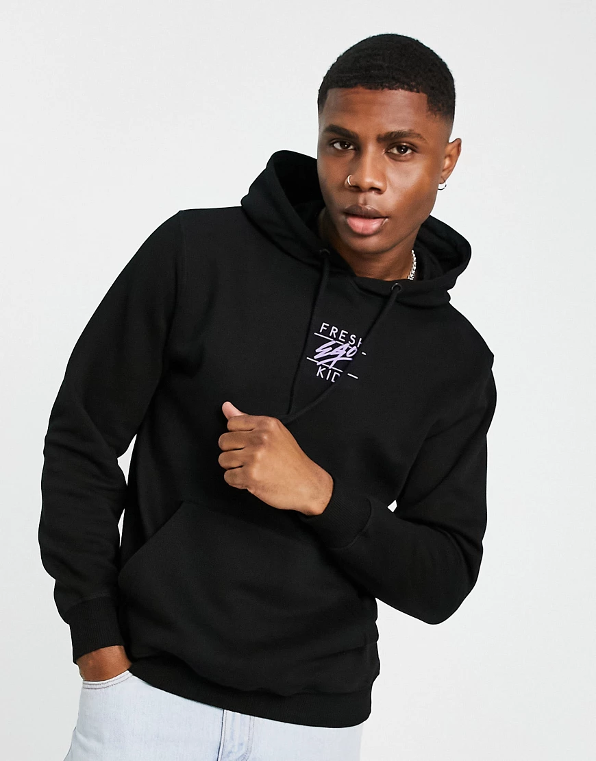 Fresh Ego Kid – Sweatshirt mit Logodruck in Schwarz günstig online kaufen