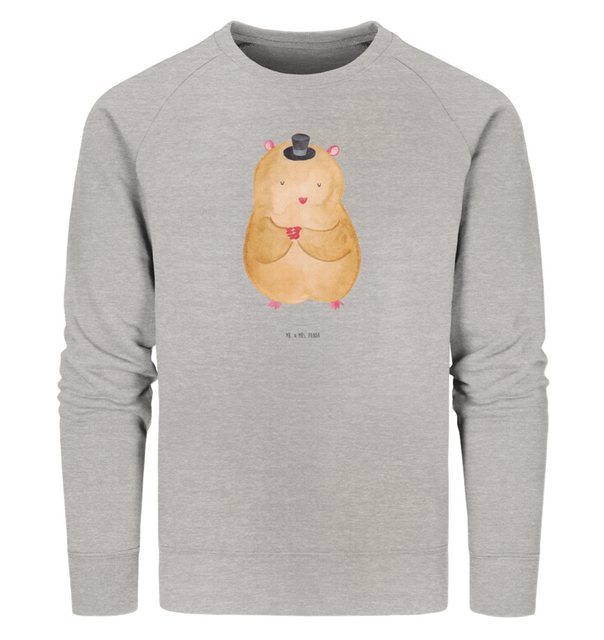 Mr. & Mrs. Panda Longpullover Größe S Hamster Hut - Heather Grey - Geschenk günstig online kaufen