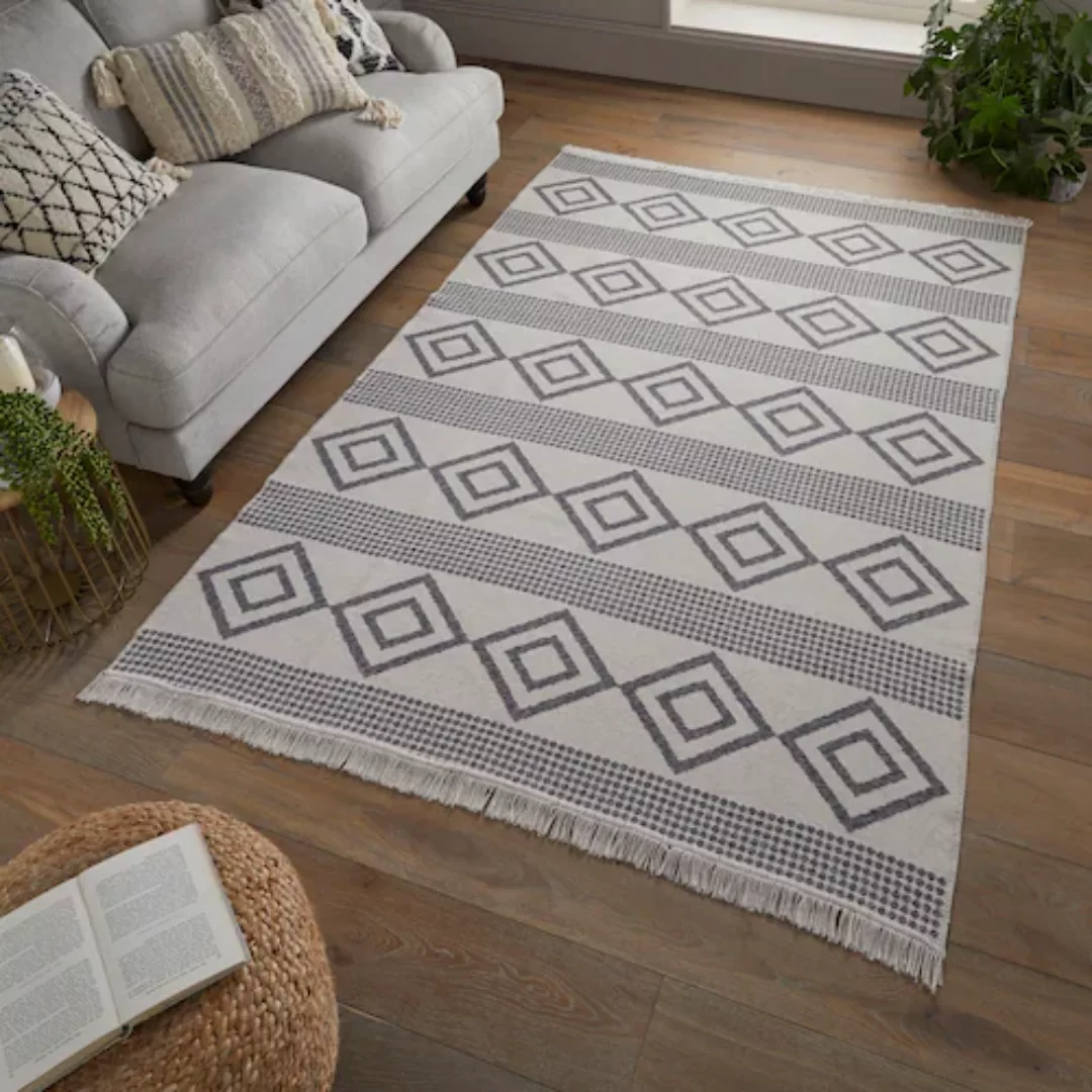 FLAIR RUGS Teppich »TEO«, rechteckig, 2 mm Höhe günstig online kaufen