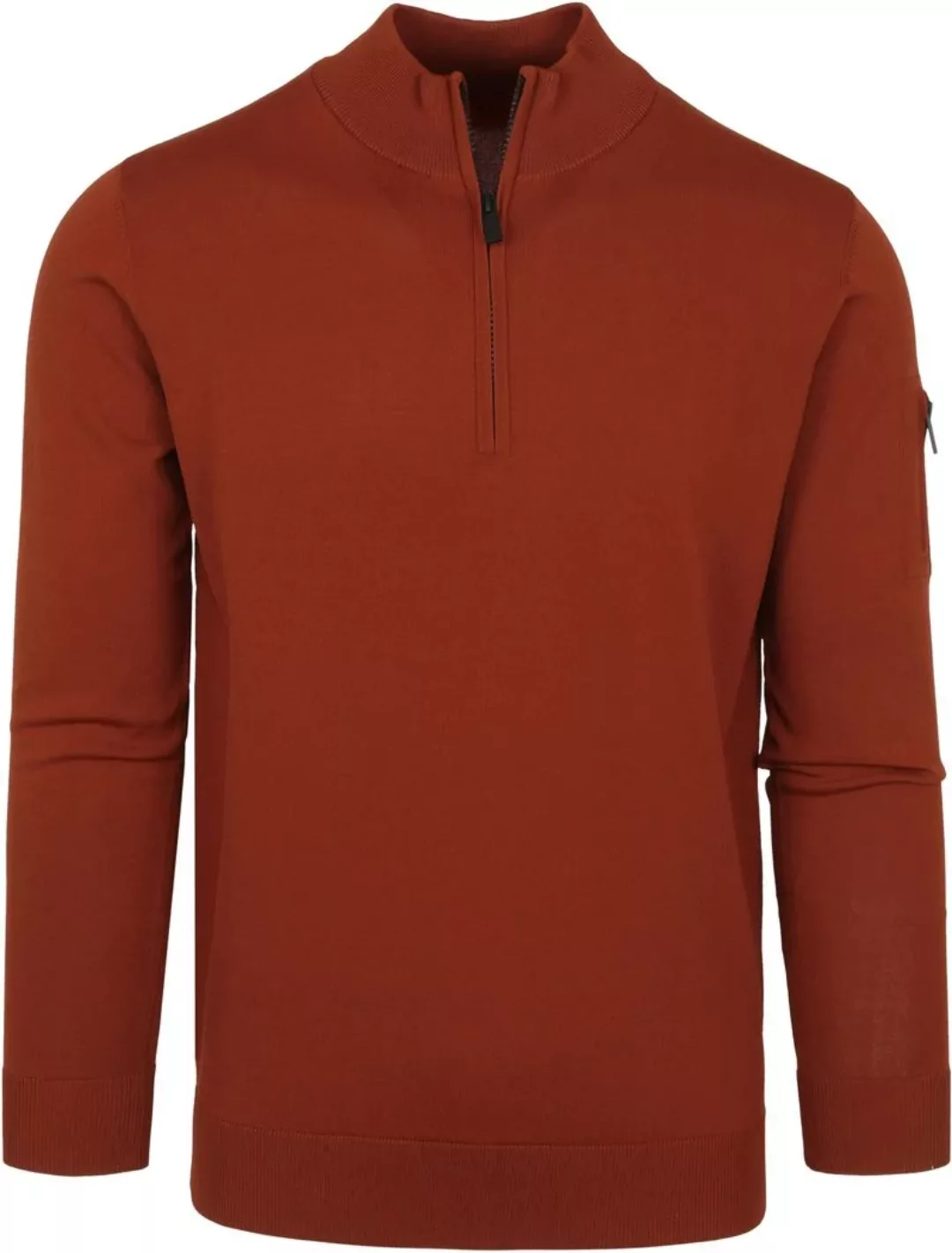 Suitable Half Zip Pullover Brique - Größe XL günstig online kaufen