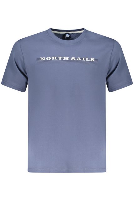 North Sails T-Shirt Blaues Herren Kurzarm-T-Shirt mit Rundhals und günstig online kaufen