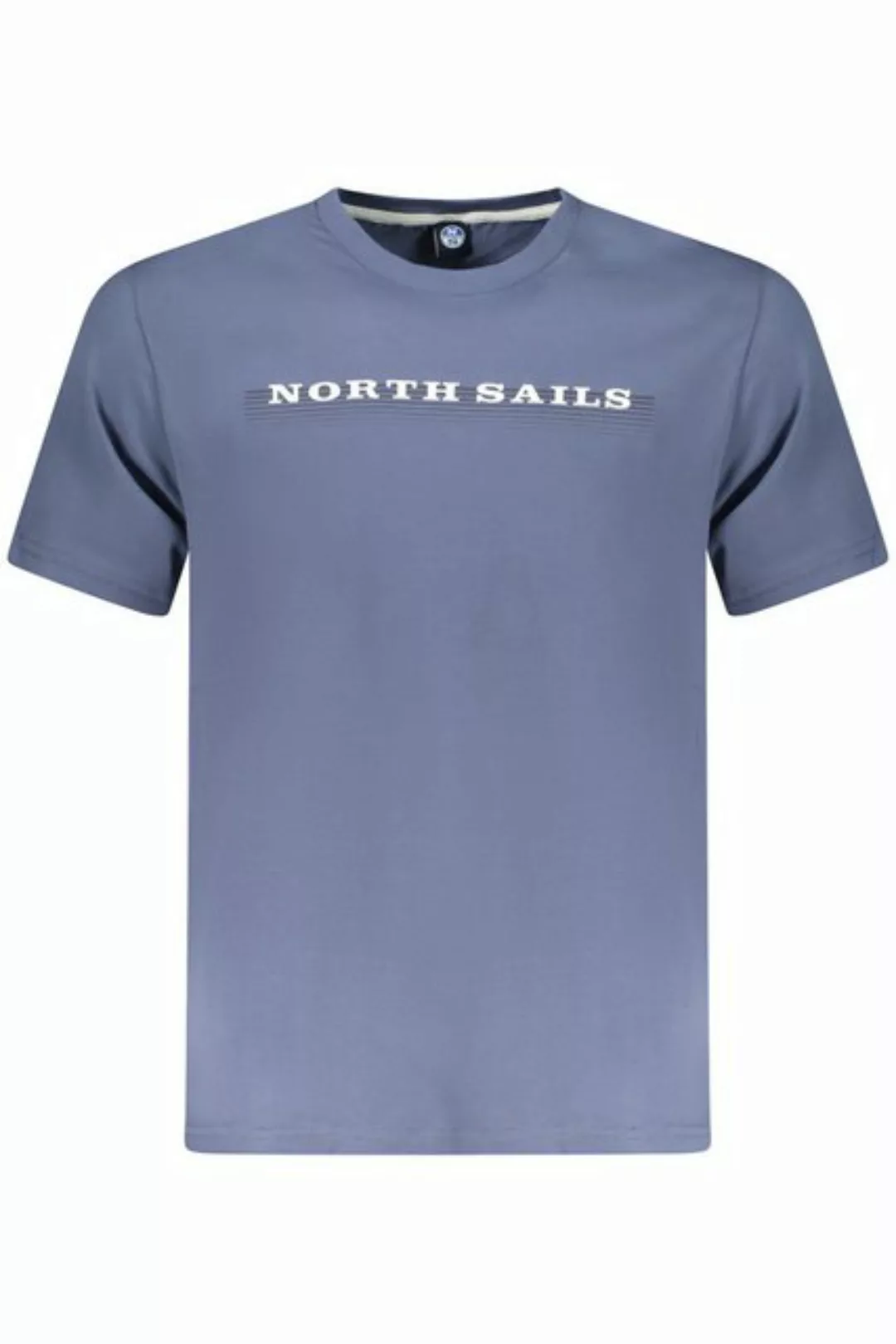 North Sails T-Shirt Blaues Herren Kurzarm-T-Shirt mit Rundhals und günstig online kaufen