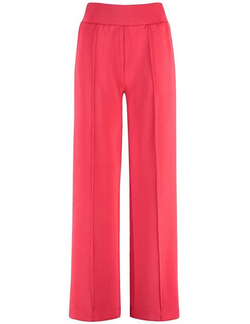 GERRY WEBER Jerseyhose Weite Stoffhose mit Längsbiesen günstig online kaufen