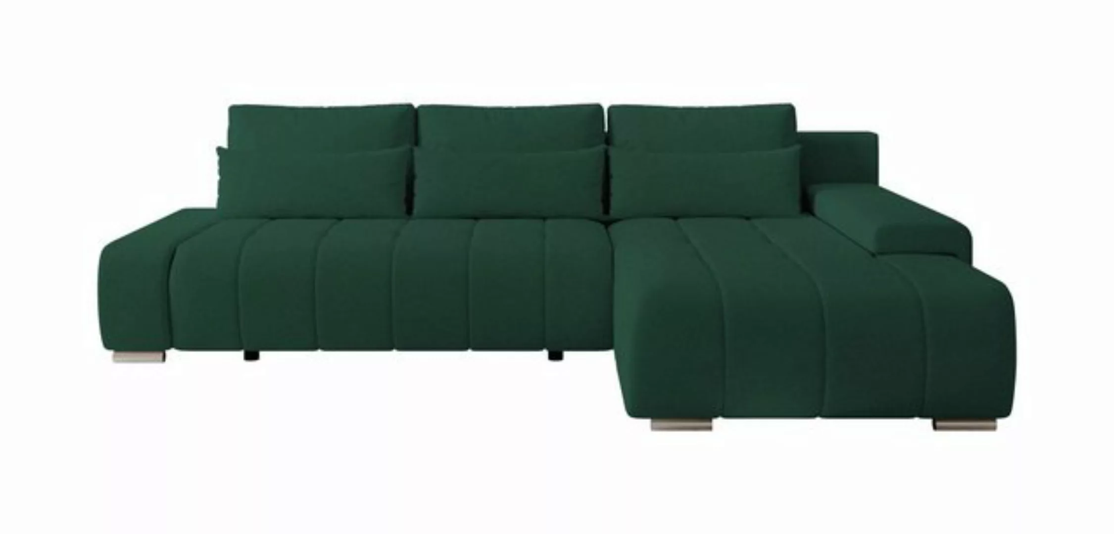 storez24 Ecksofa Bloom, mit Bettkasten und Schlaffunktion, Cordstoff, L-For günstig online kaufen