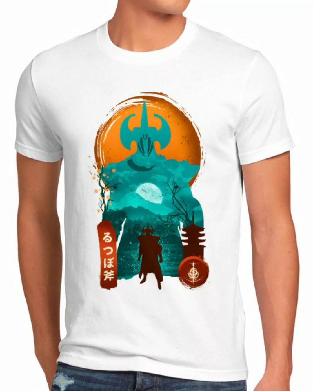 style3 T-Shirt Melting Pot Axe elden rollenspiel ring world ps4 dungeon günstig online kaufen