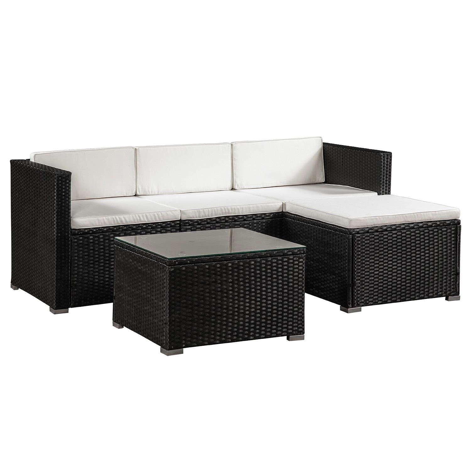 Juskys Gartenlounge-Set Punta Cana, (Set, Sitzgruppe), günstig online kaufen