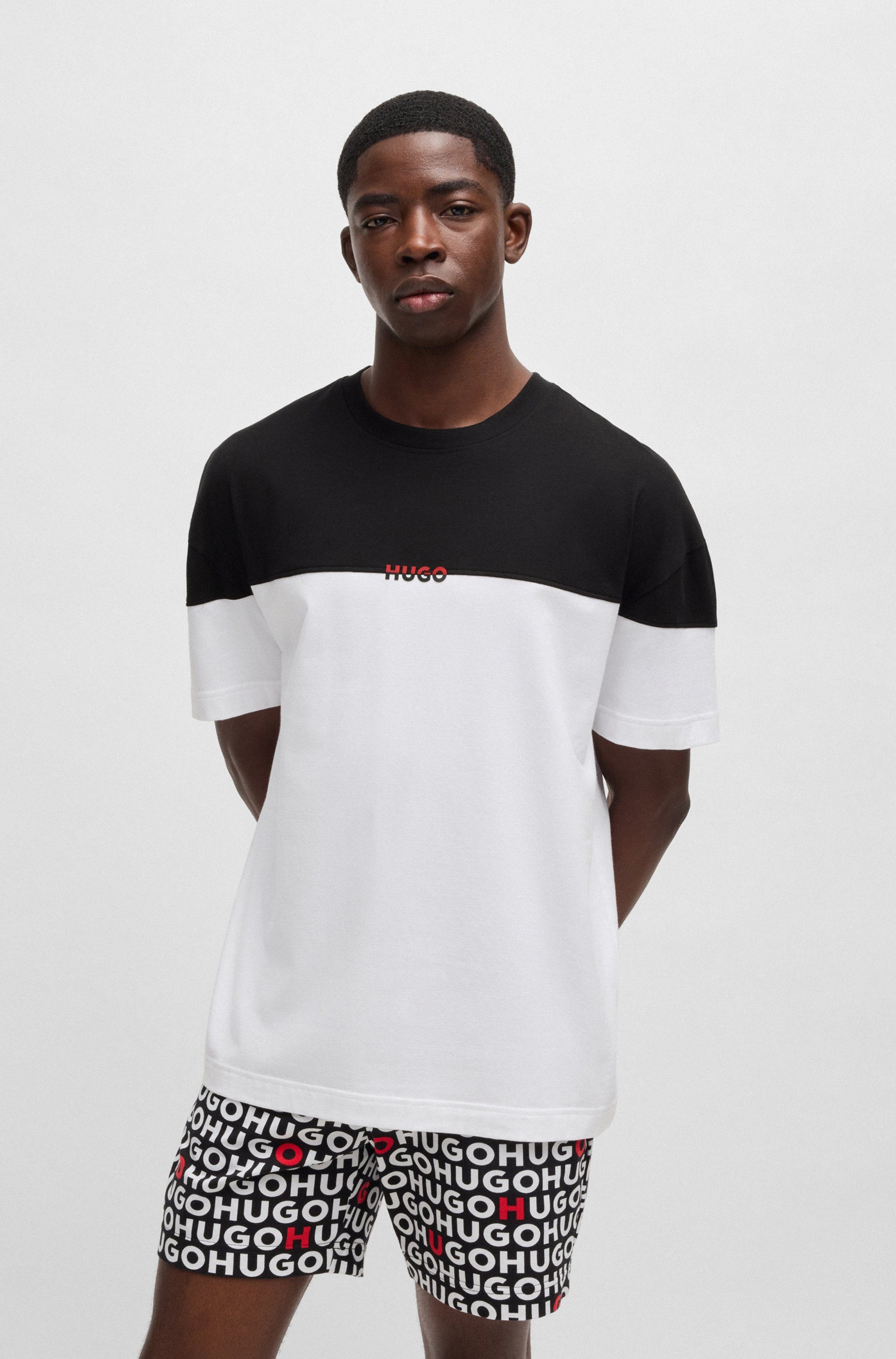 HUGO Underwear Pyjamaoberteil "Amsterdam" günstig online kaufen