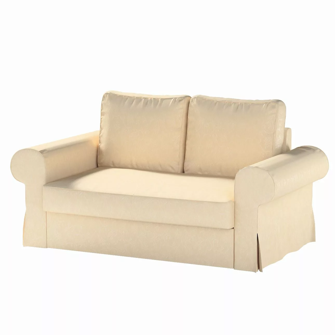 Bezug für Backabro 2-Sitzer Sofa ausklappbar, ecru, Bezug für Backabro 2-Si günstig online kaufen