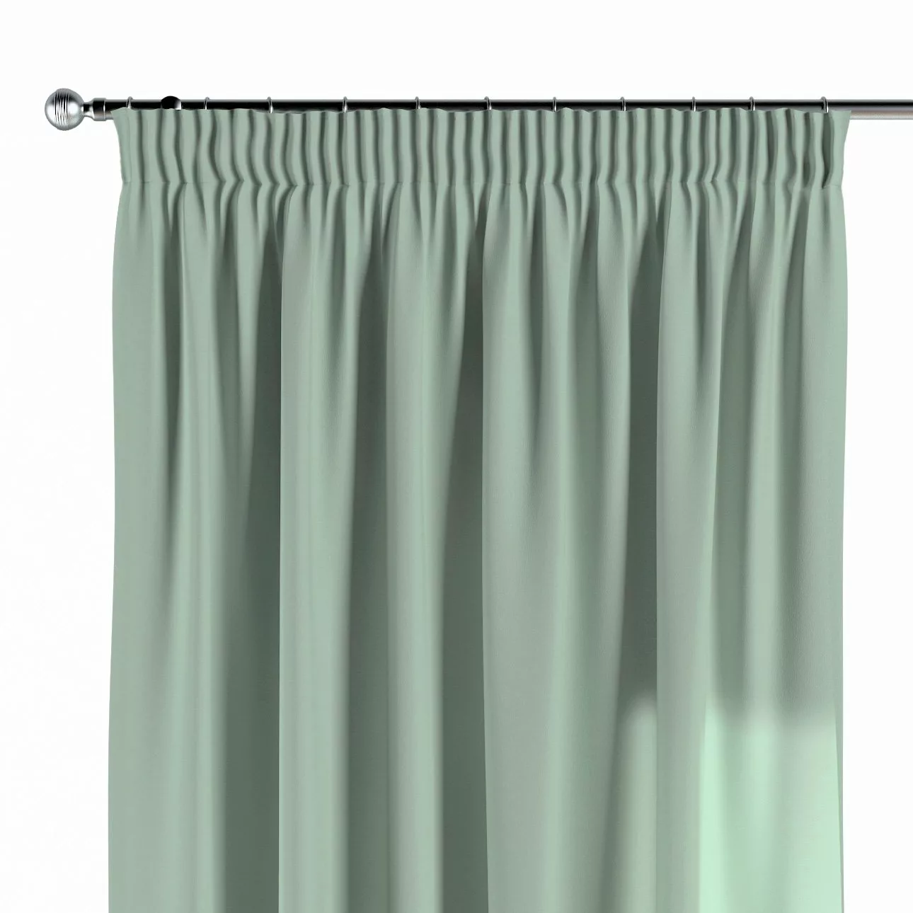 Vorhang mit Kräuselband, grün, Loneta (133-61) günstig online kaufen