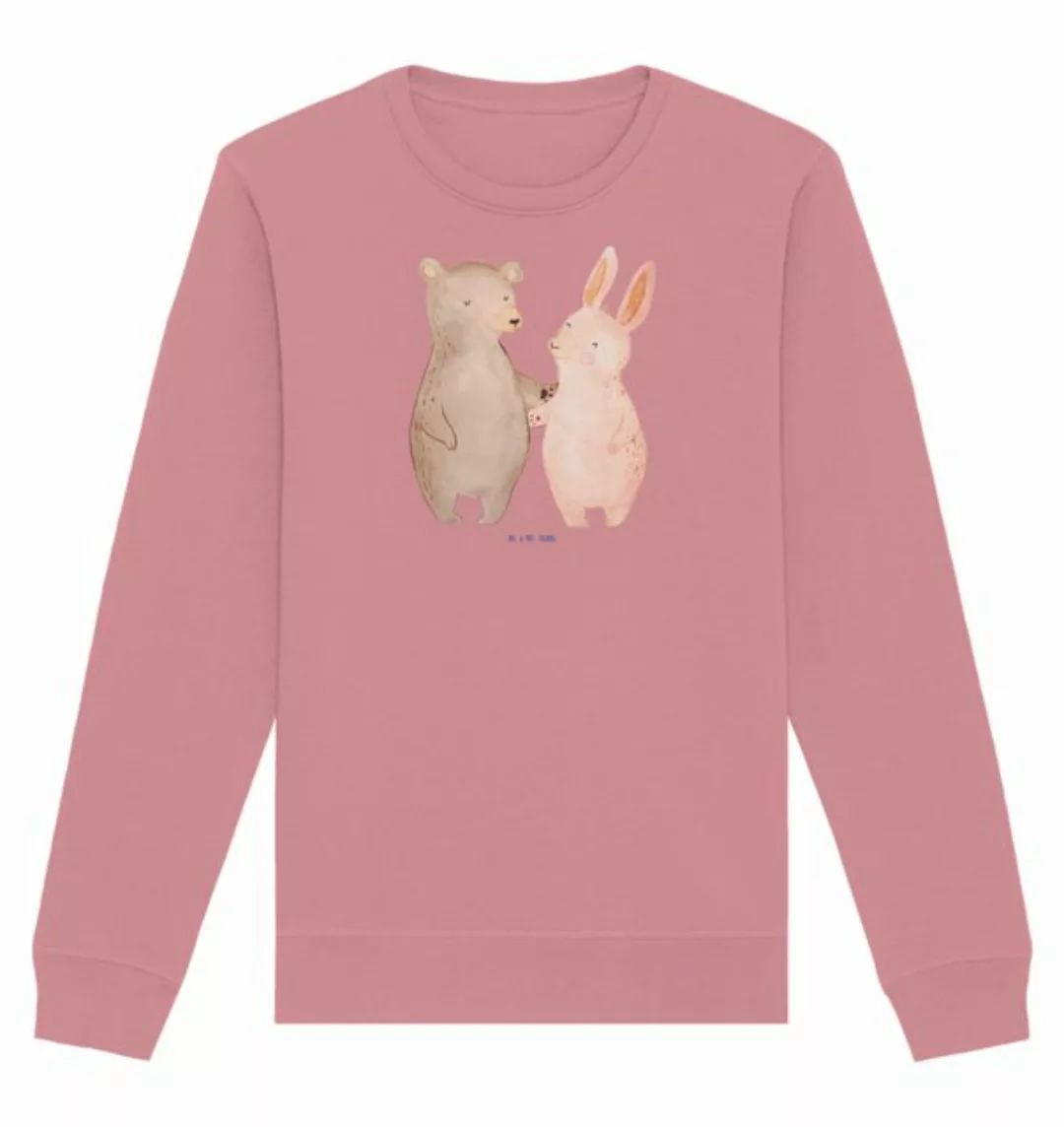 Mr. & Mrs. Panda Longpullover Bär und Hase Umarmen Größe S - Canyon Pink - günstig online kaufen