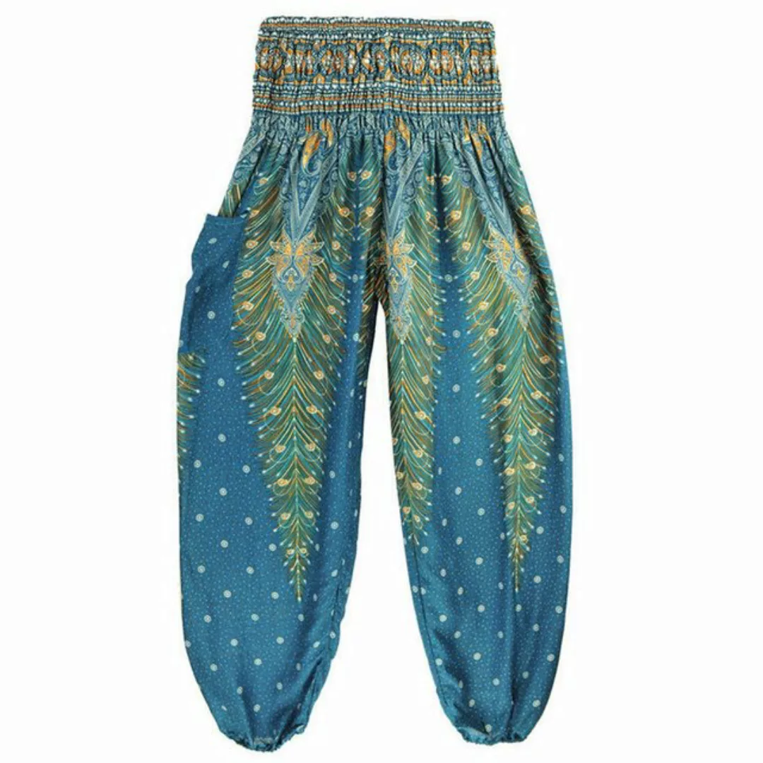 AUKUU Loungepants Freizeit-Bohemian-Sporthose, Damenhose, Sommerhose, Freiz günstig online kaufen