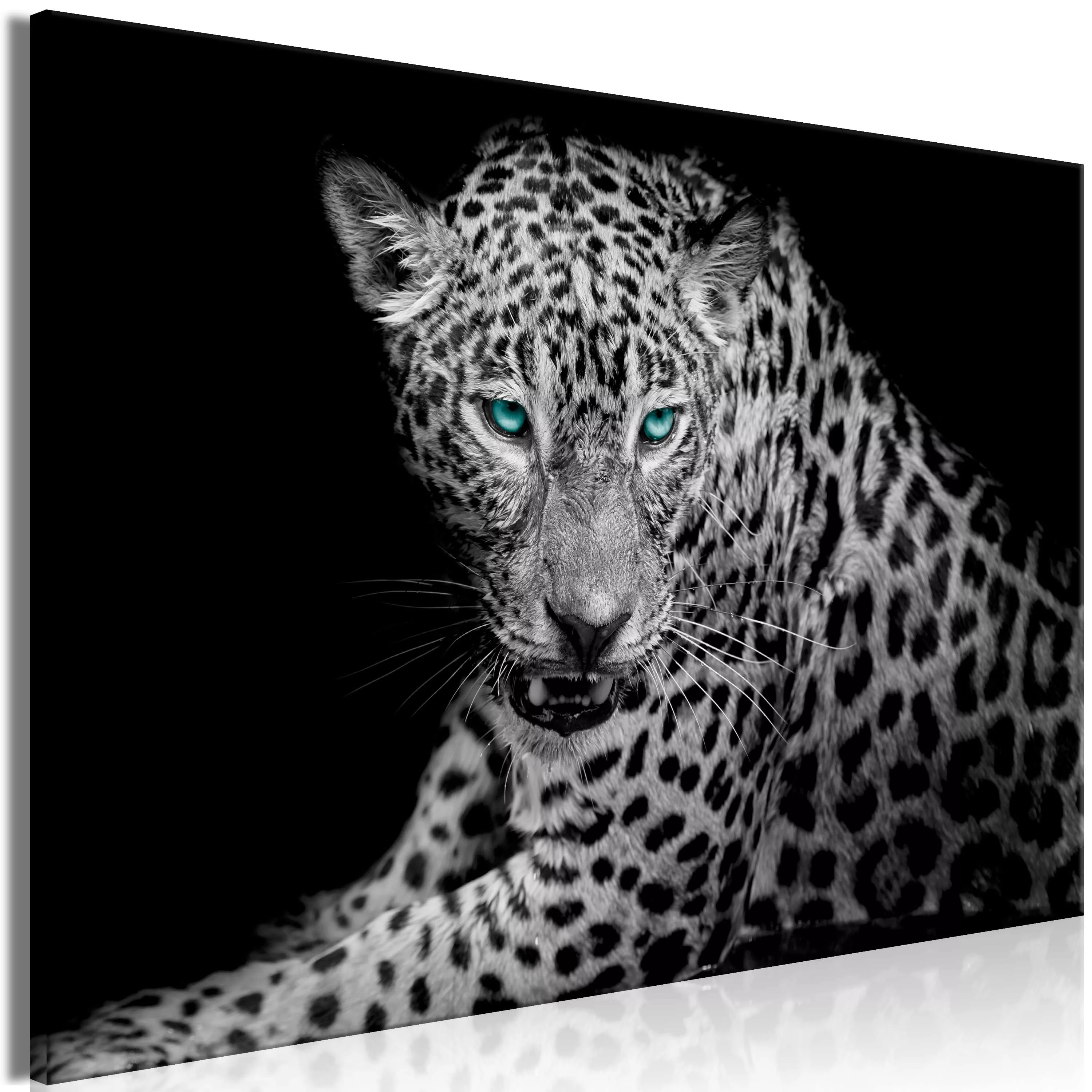 Wandbild - Leopard Portrait (1 Part) Wide günstig online kaufen