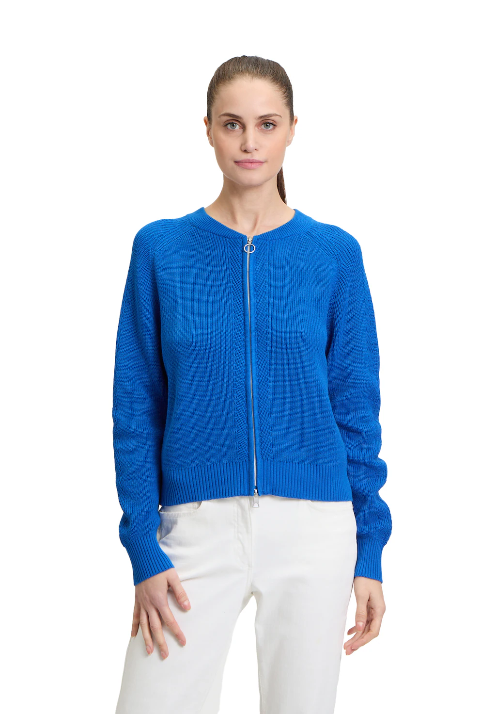 Betty Barclay Strickjacke "Betty Barclay Feinstrickjacke mit Reißverschluss günstig online kaufen