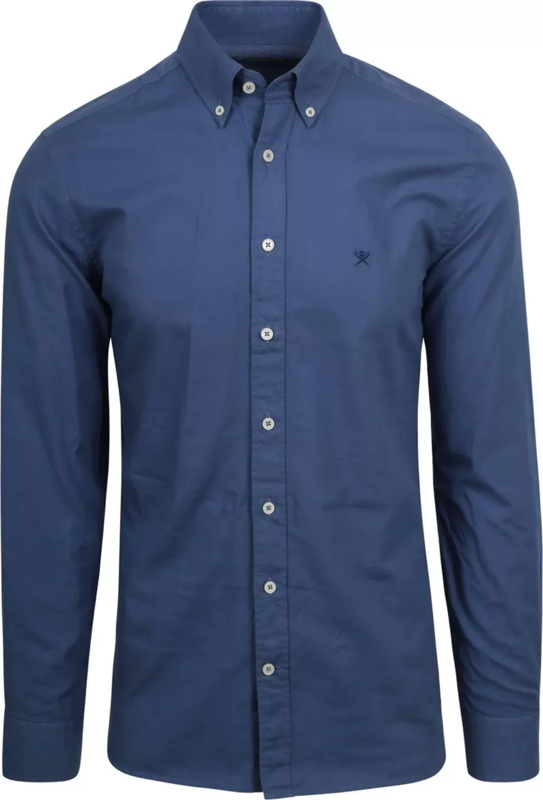 Hackett Hemd Garment Dyed Offord Blau - Größe XXL günstig online kaufen