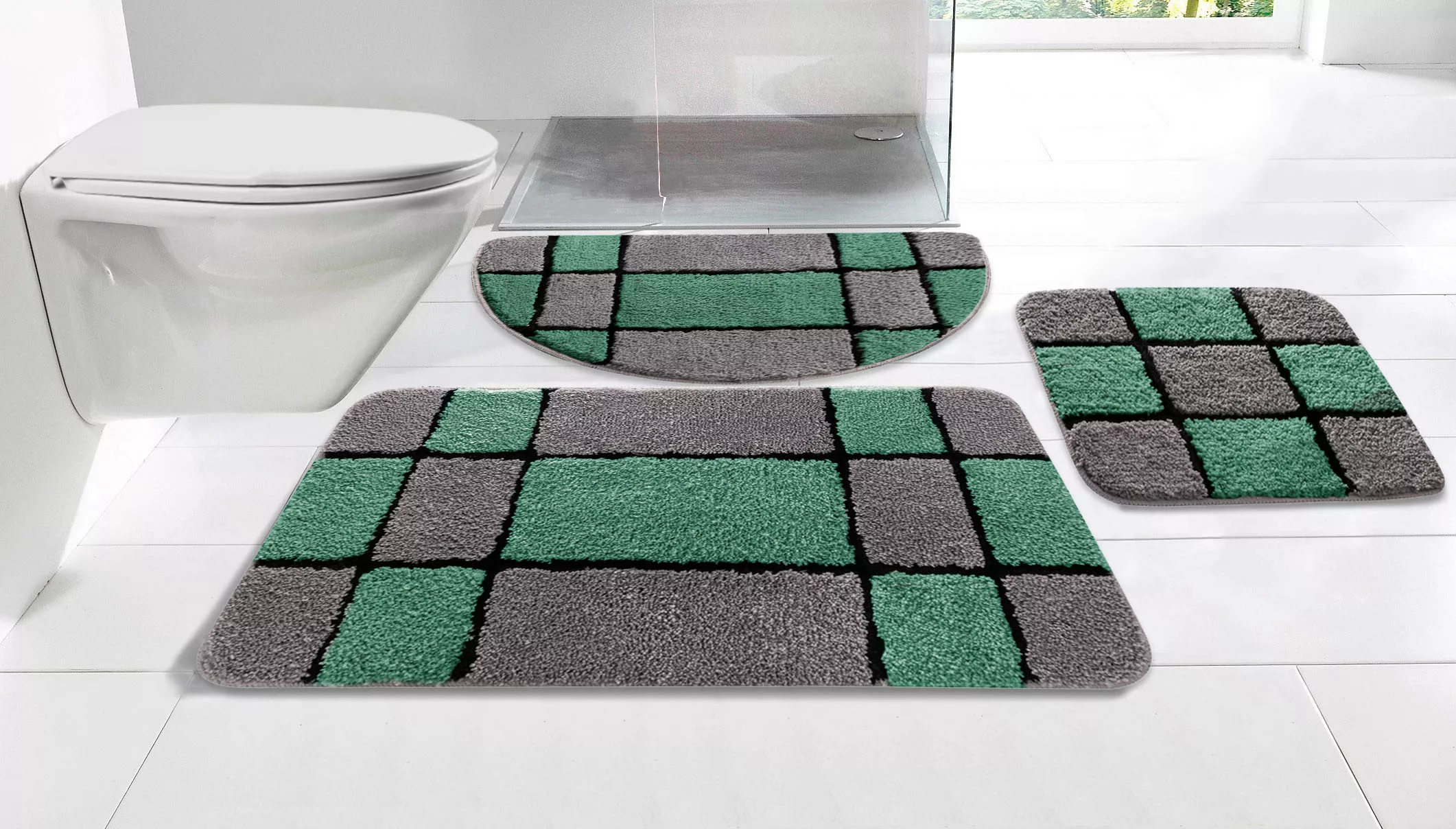 my home Badematte »Melli«, rutschhemmend beschichtet, fußbodenheizungsgeeig günstig online kaufen