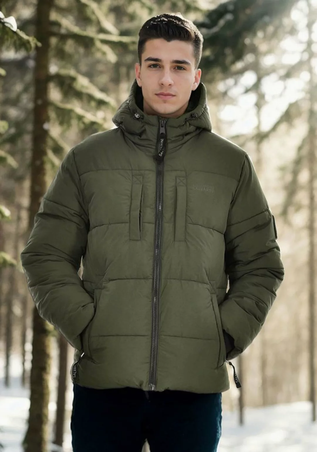 Alessandro Salvarini Winterjacke "ASKelvin", innen komplett mit warmem Tedd günstig online kaufen