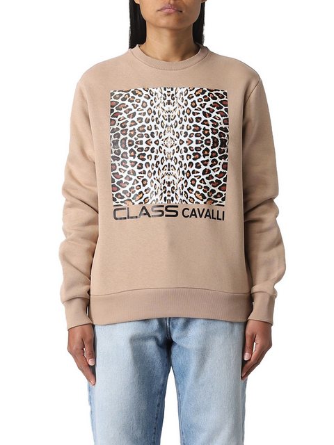 Cavalli Class Sweatshirt Cavalli Class Sweatshirt beige Damen günstig online kaufen