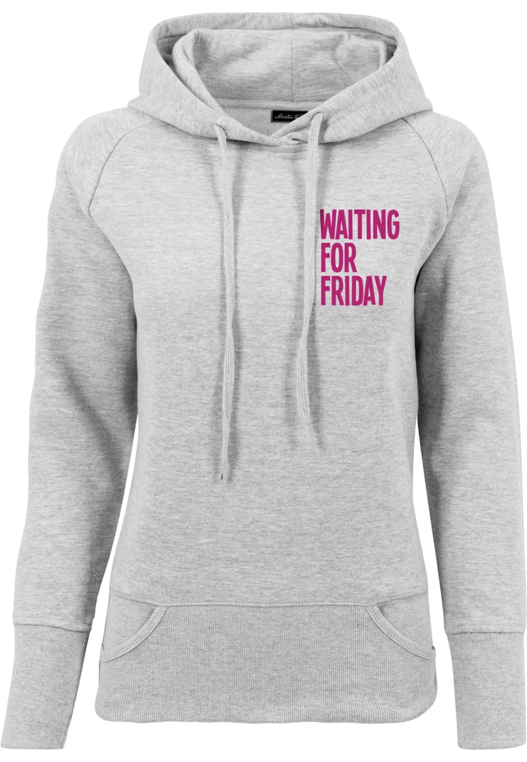 MisterTee Rundhalspullover "MisterTee Damen Ladies F-Word Hoody" günstig online kaufen