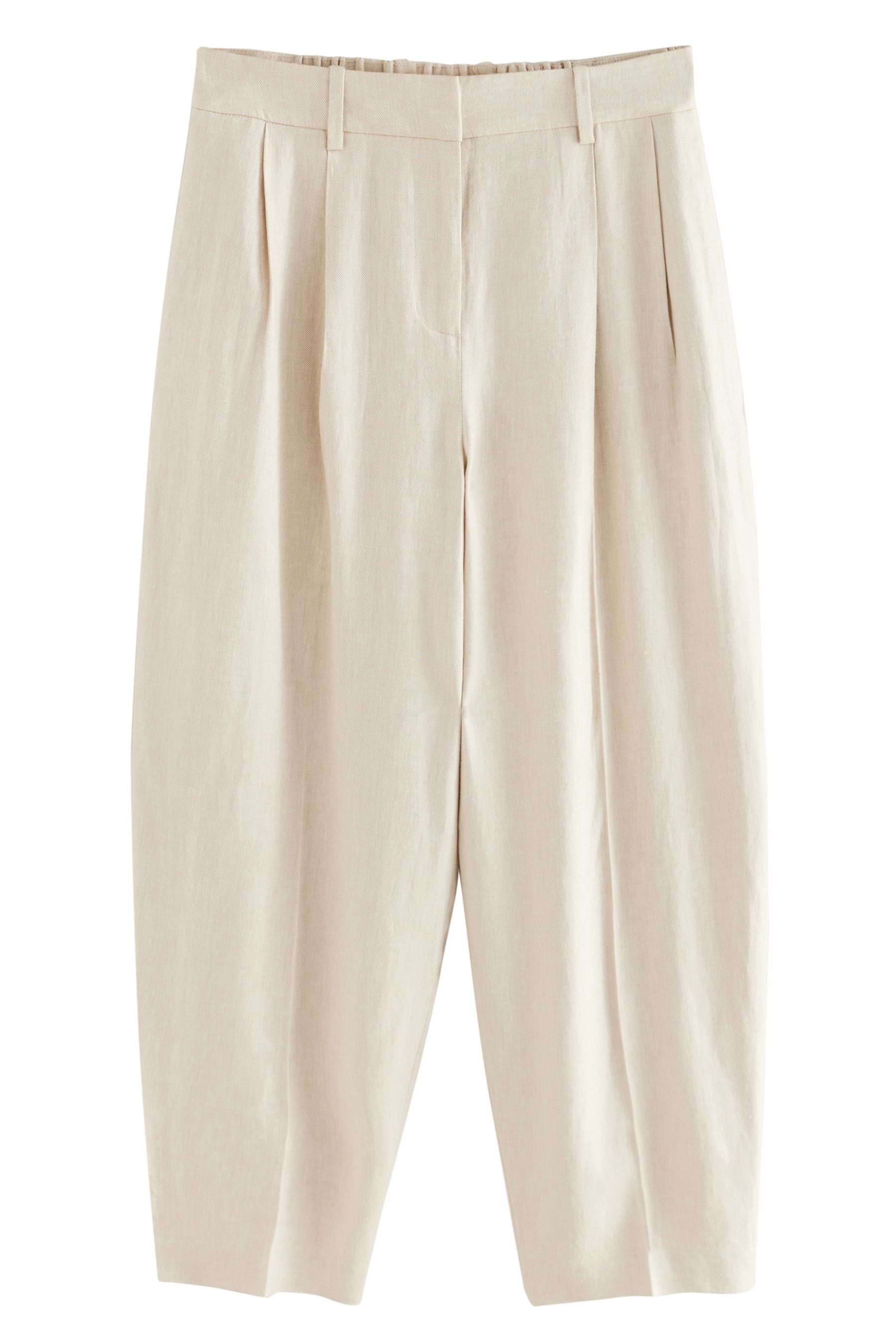 Next Leinenhose Karottenhose mit elastischem Rückenbund günstig online kaufen